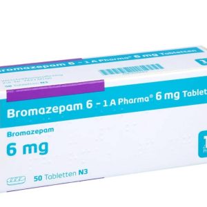 A packet labelled Bromazepam Lexotan displaying dosage details in milligrams, with tablets visible through the packaging. Lexotan For Sale Australia