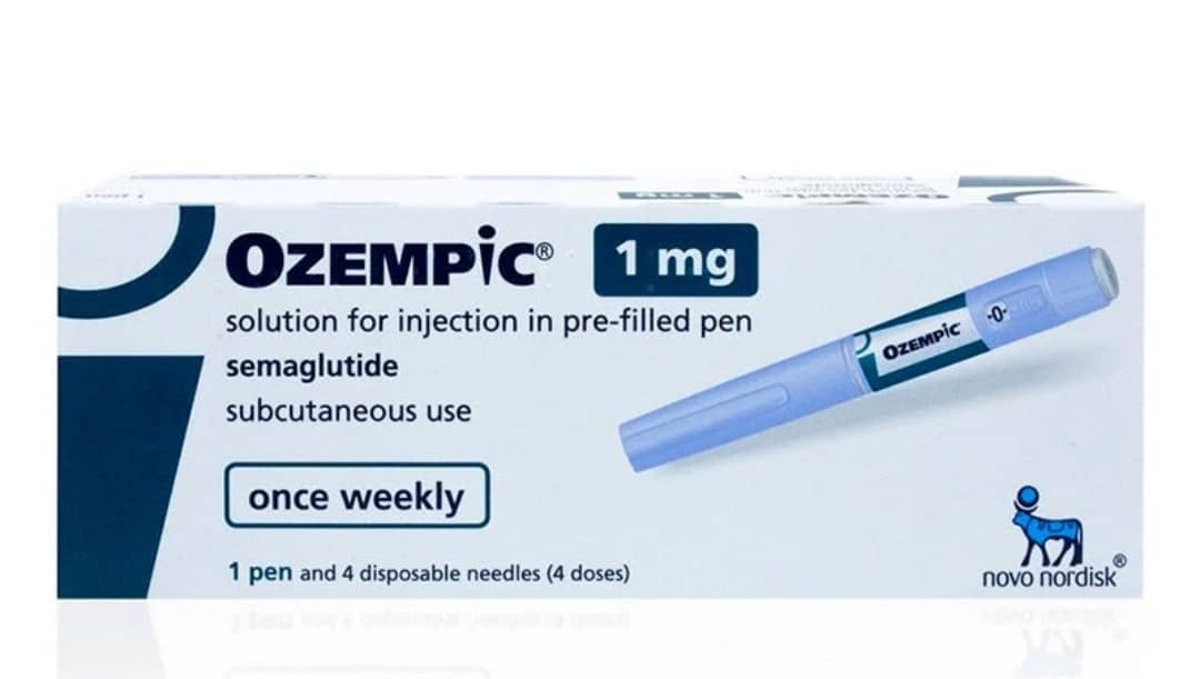 Ozempic medication inside its packaging, showing multiple pre-filled injection pens with visible dosage measurements, used for type 2 diabetes management in Australia. Ozempic For Sale in Australia